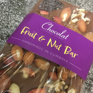 Fruit and Nut Milk Chocolate Bar | Chocolat in Kirkby Lonsdale