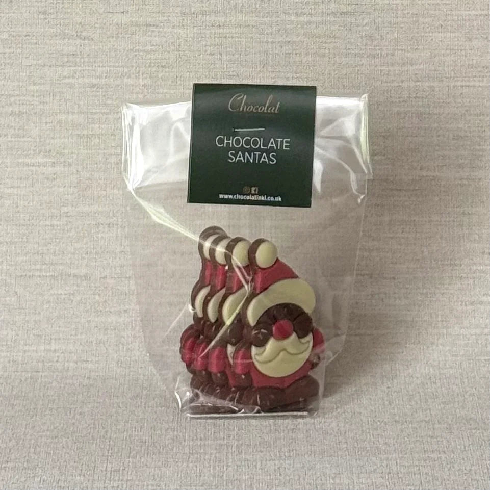 Milk Chocolate Santas | Gift Bag of 5