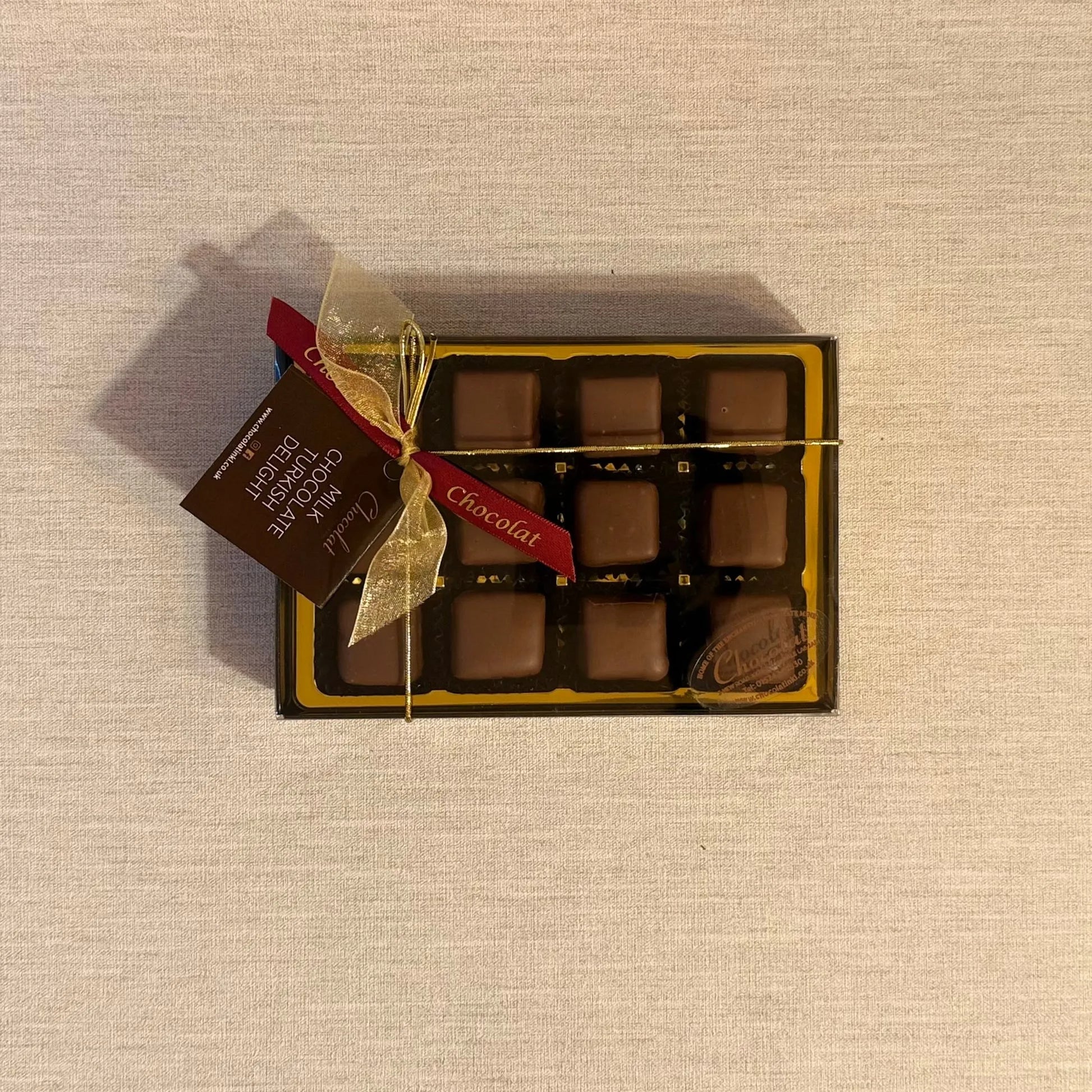 Milk Chocolate Turkish Delight | Gift Box of 12