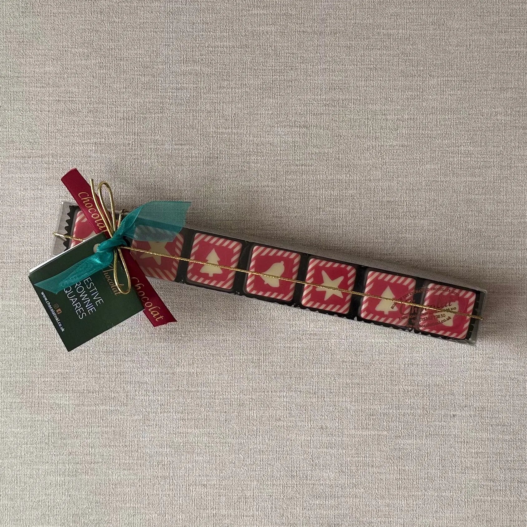 Festive Brownie Squares | Stick Box of 7