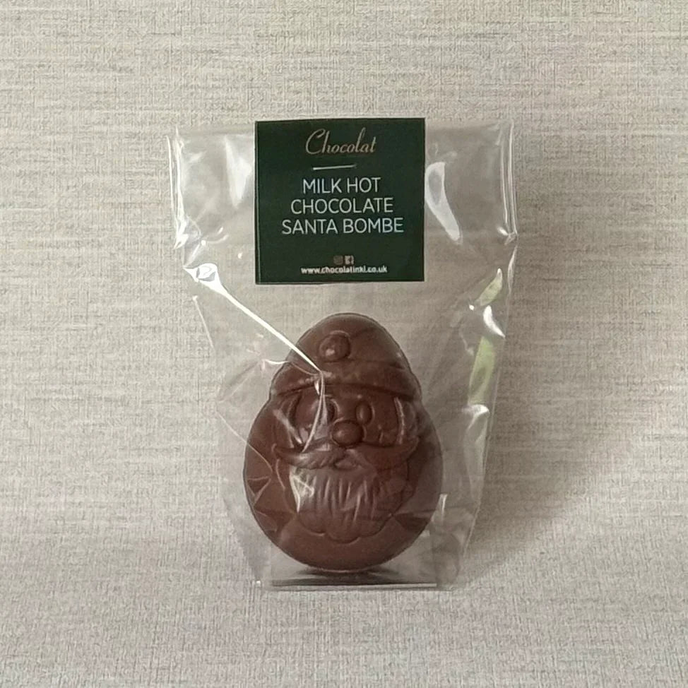 Milk Hot Chocolate Santa Bombe | Gift Bag of 1
