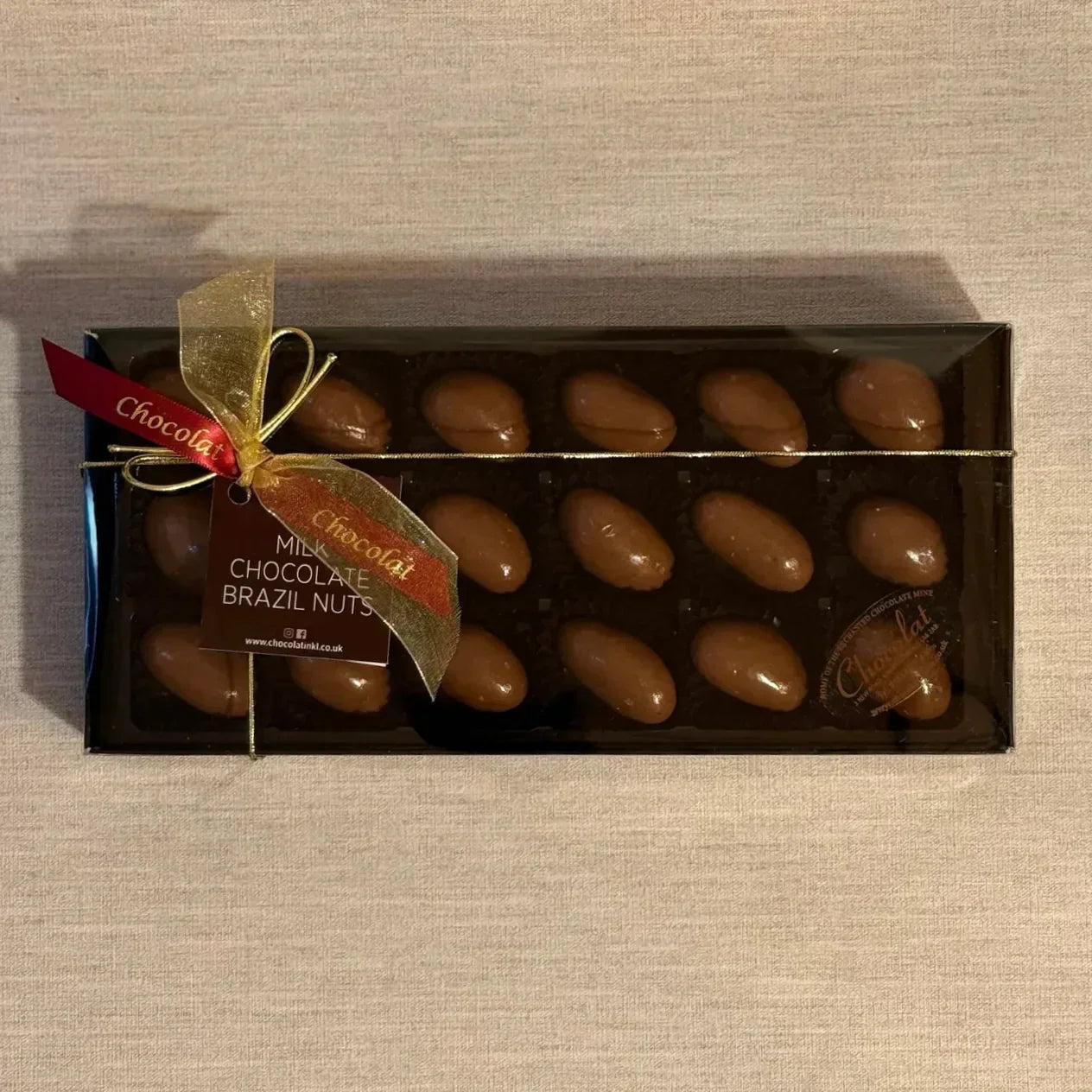 Milk Chocolate Brazil Nuts | Gift Box of 18