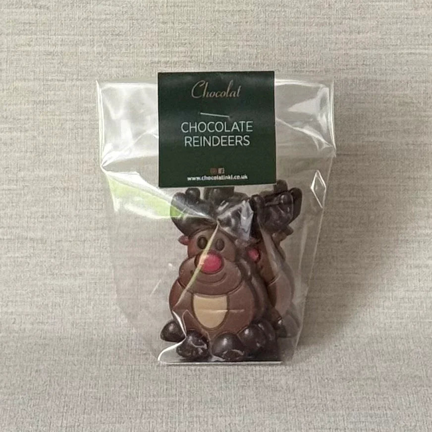 Milk Chocolate Reindeers | Gift Bag of 5