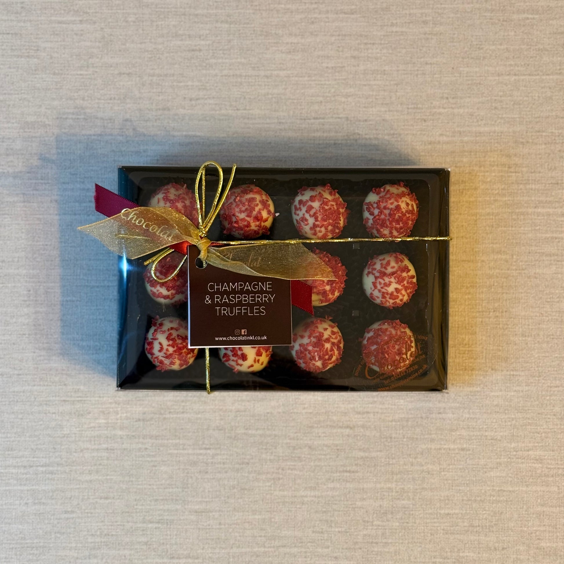 Champagne and Raspberry Truffles