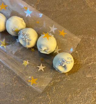 White Chocolate Champagne Baubles