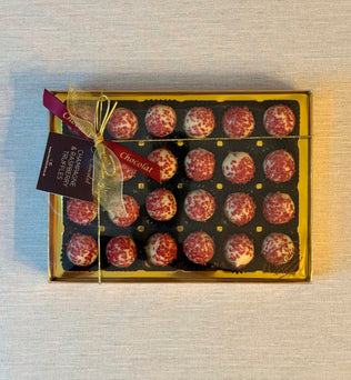 Champagne and Raspberry Truffles