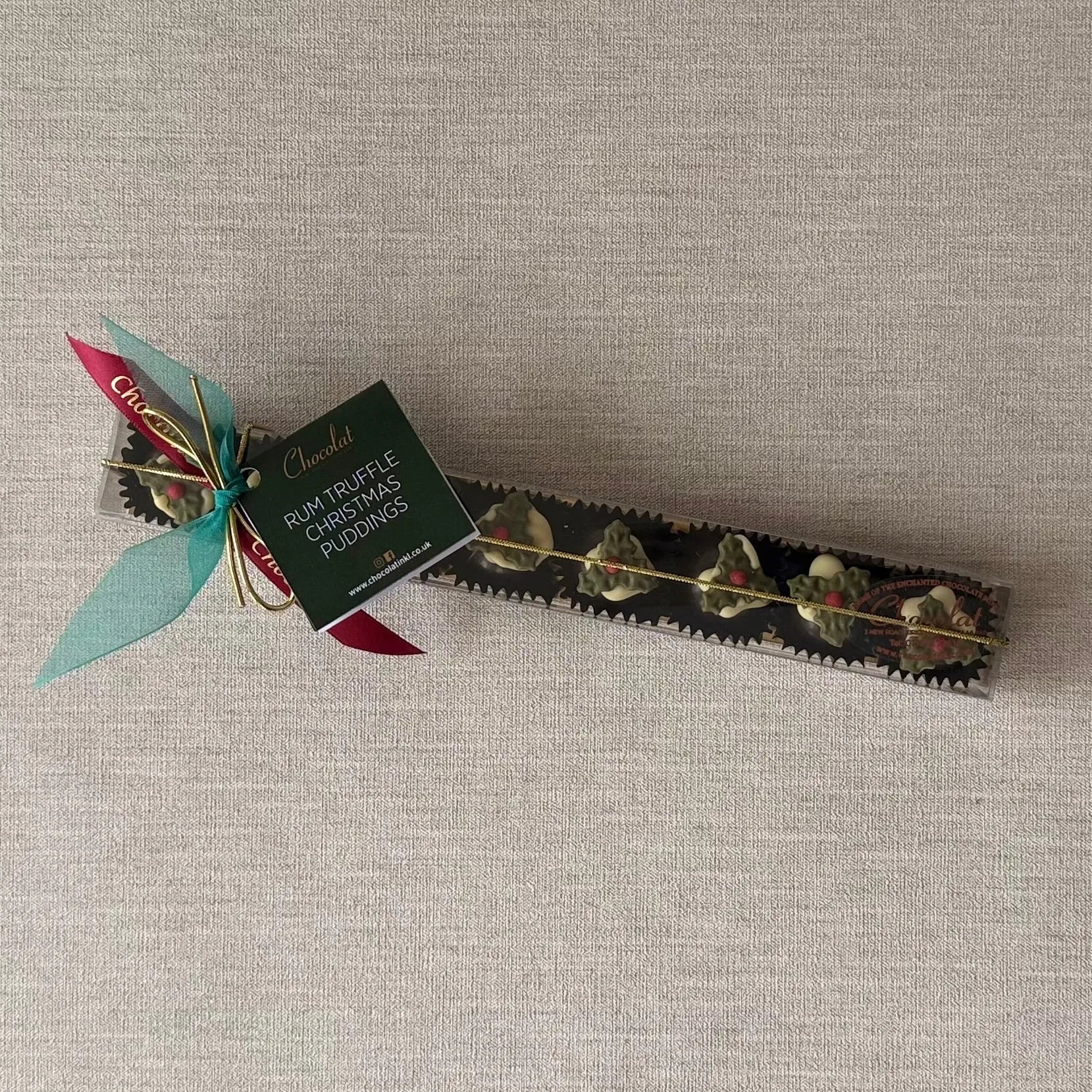 Rum Truffle Christmas Puddings | Stick Box of 8