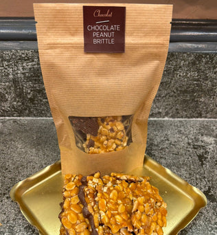 Chocolate Covered Peanut Brittle