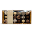 Chocolat in Kirkby Lonsdale Barista Coffee Selection gift box containing 18 assorted coffee-inspired chocolates.