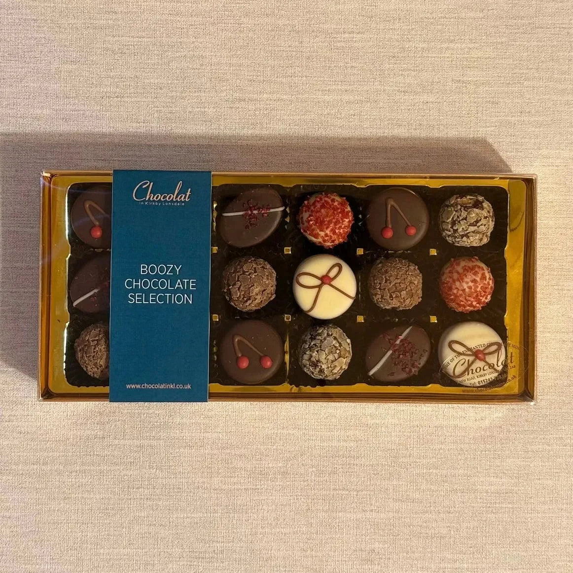 Boozy Chocolate Selection | Gift Box of 18