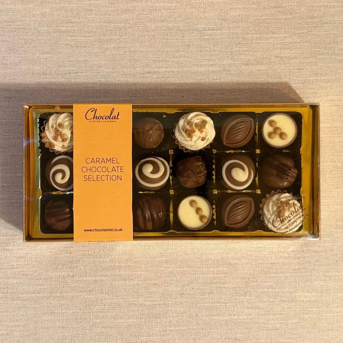 Caramel Chocolate Selection | Gift Box of 18
