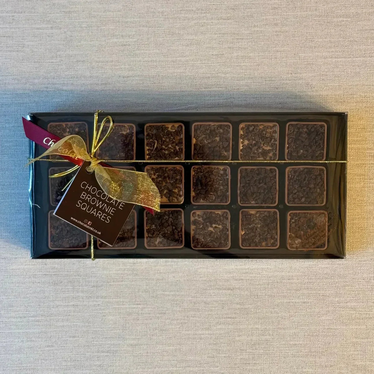 Chocolate Brownie Squares | Gift Box of 18