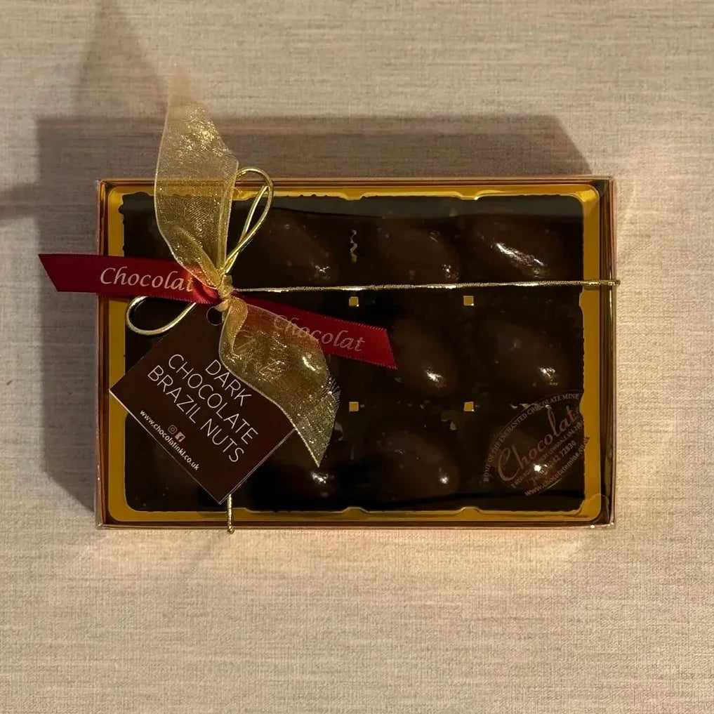 Dark Chocolate Brazil Nuts | Gift Box of 12
