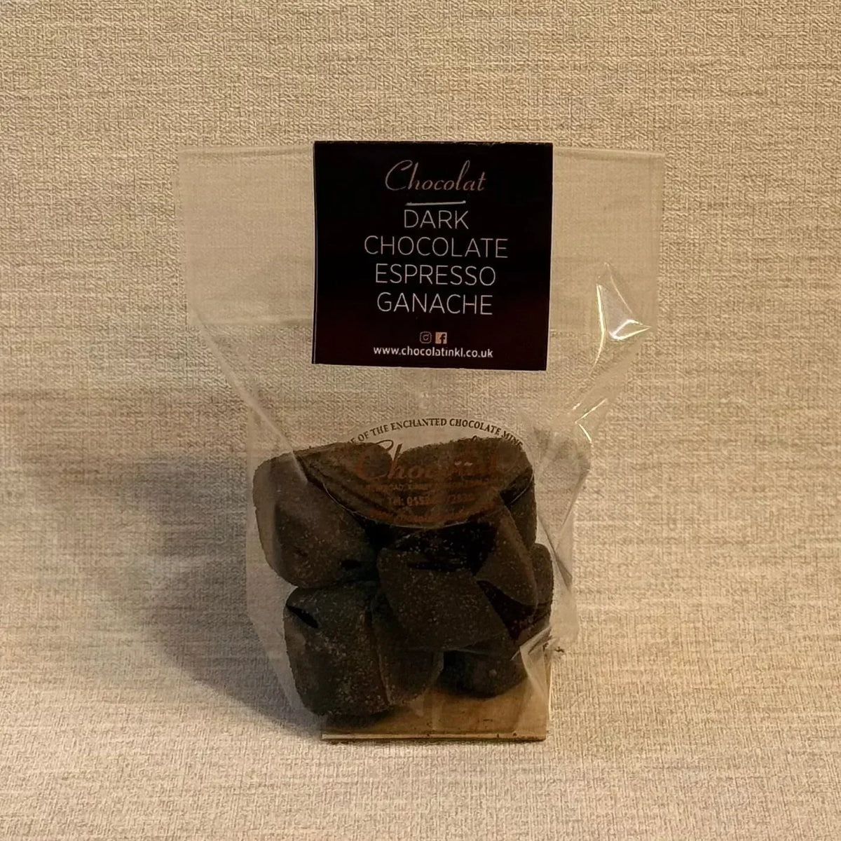 Dark Chocolate Espresso Ganache | Gift Bag of 5 | Chocolat in Kirkby Lonsdale