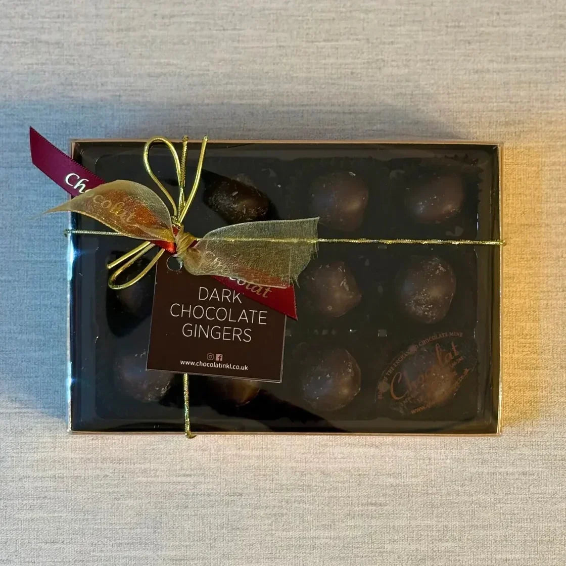 Dark Chocolate Gingers | Gift Box of 12