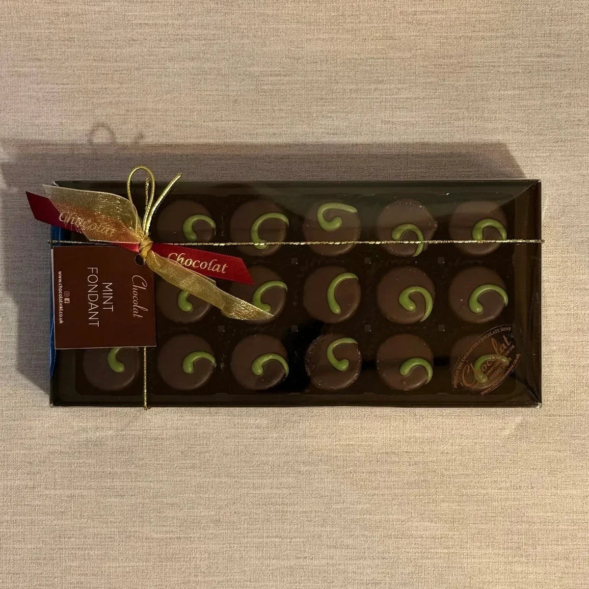 Dark Chocolate Mint Fondants | Gift Box of 18