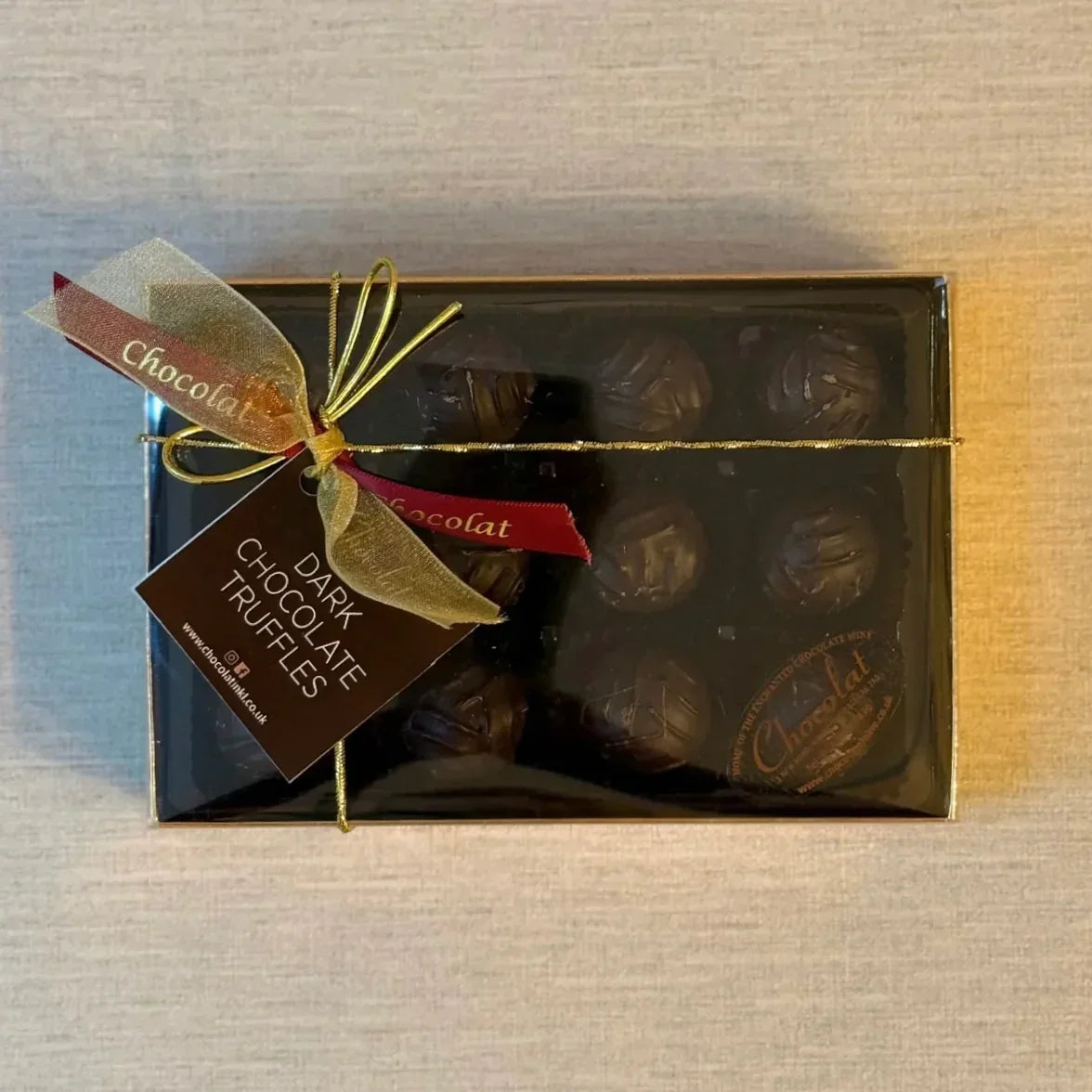 Dark Chocolate Truffles | Gift Box of 12