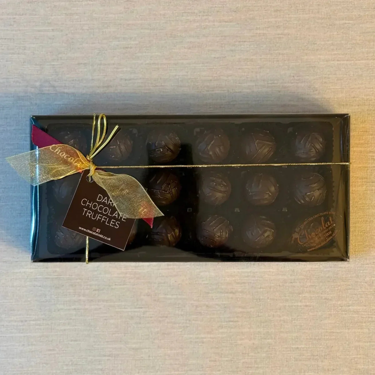 Dark Chocolate Truffles | Gift Box of 18