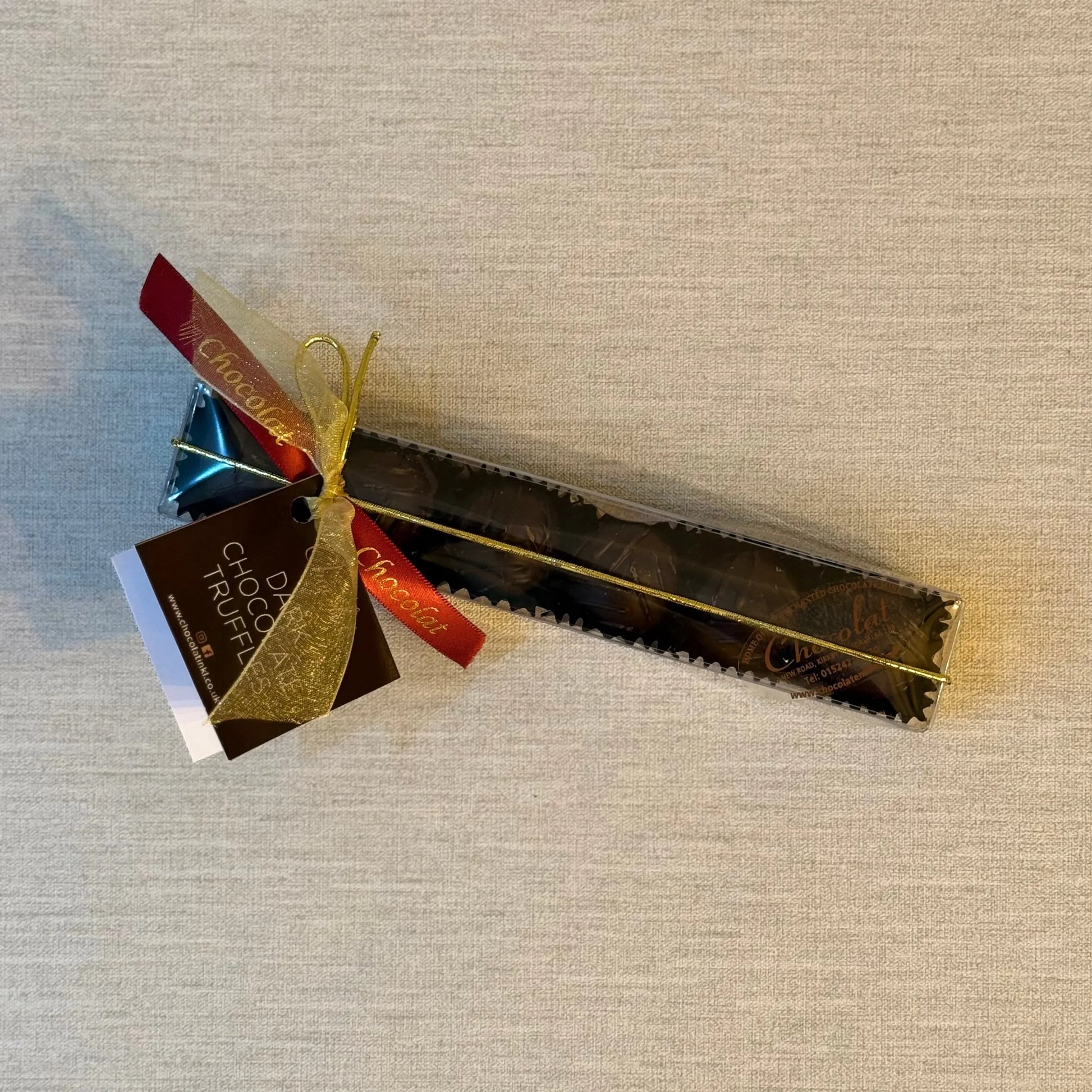 Dark Chocolate Truffles | Stick Box of 6 | Chocolat in Kirkby Lonsdale