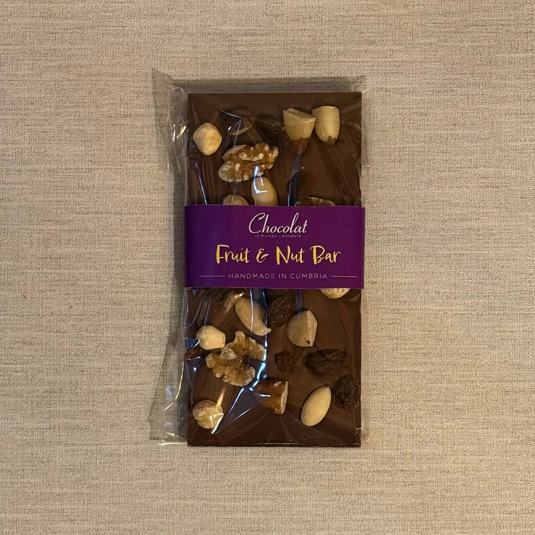 Fruit and Nut Milk Chocolate Bar | Chocolat in Kirkby Lonsdale