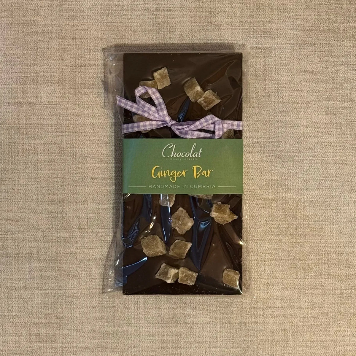 Ginger Dark Chocolate Bar | Chocolat in Kirkby Lonsdale