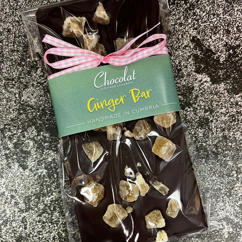 Ginger Dark Chocolate Bar | Chocolat in Kirkby Lonsdale