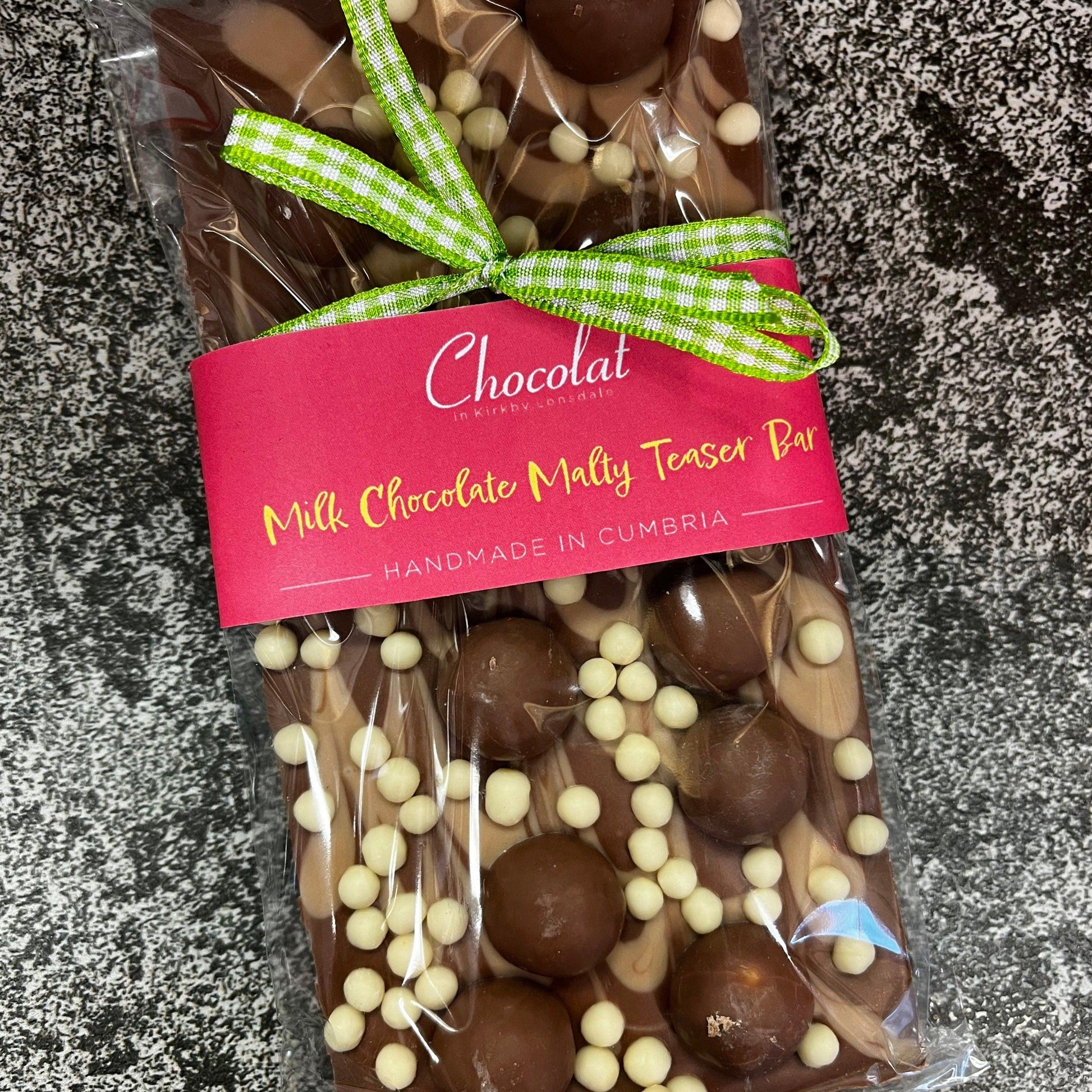 Malty Teaser Milk Chocolate Bar | Chocolat in Kirkby Lonsdale