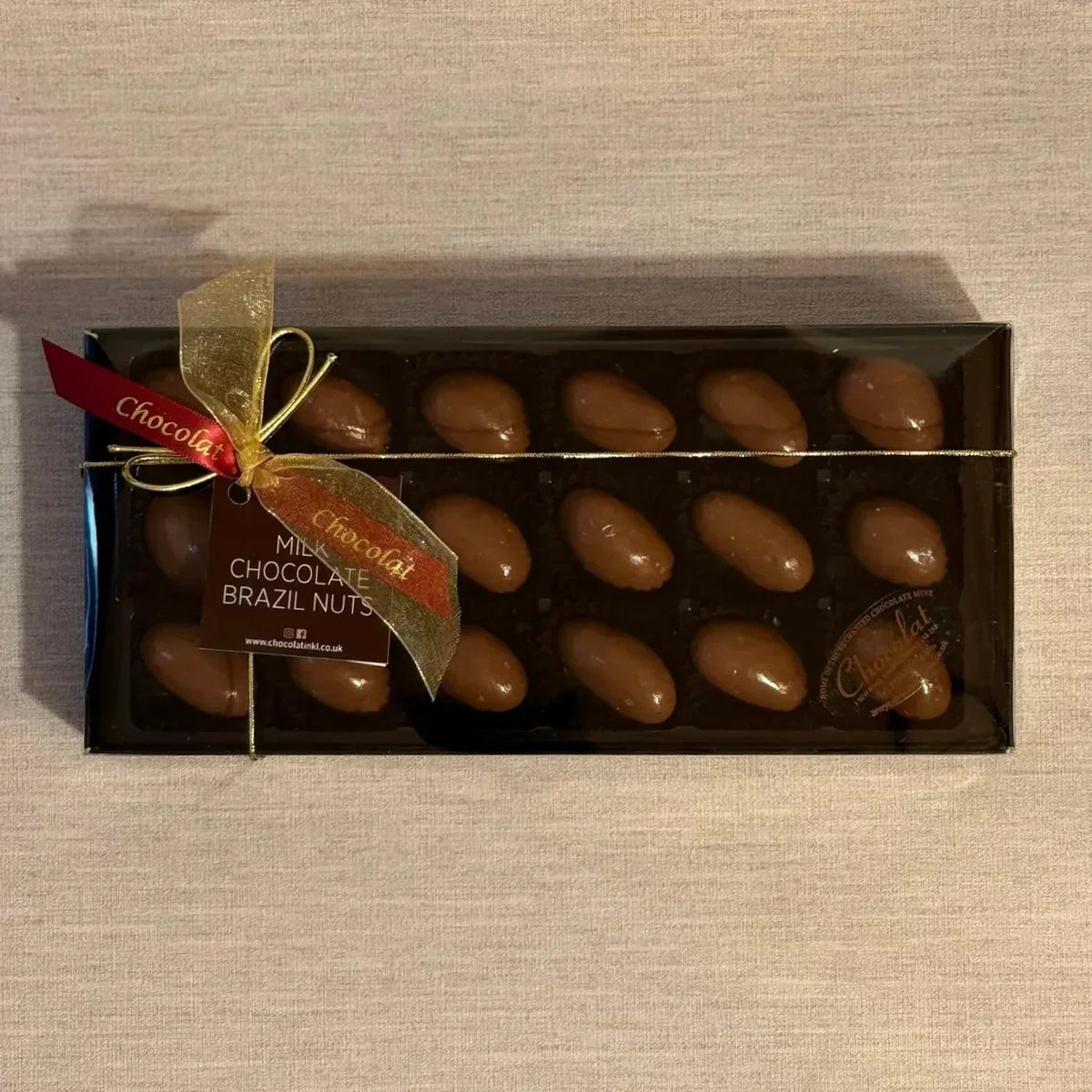 Milk Chocolate Brazil Nuts | Gift Box of 18