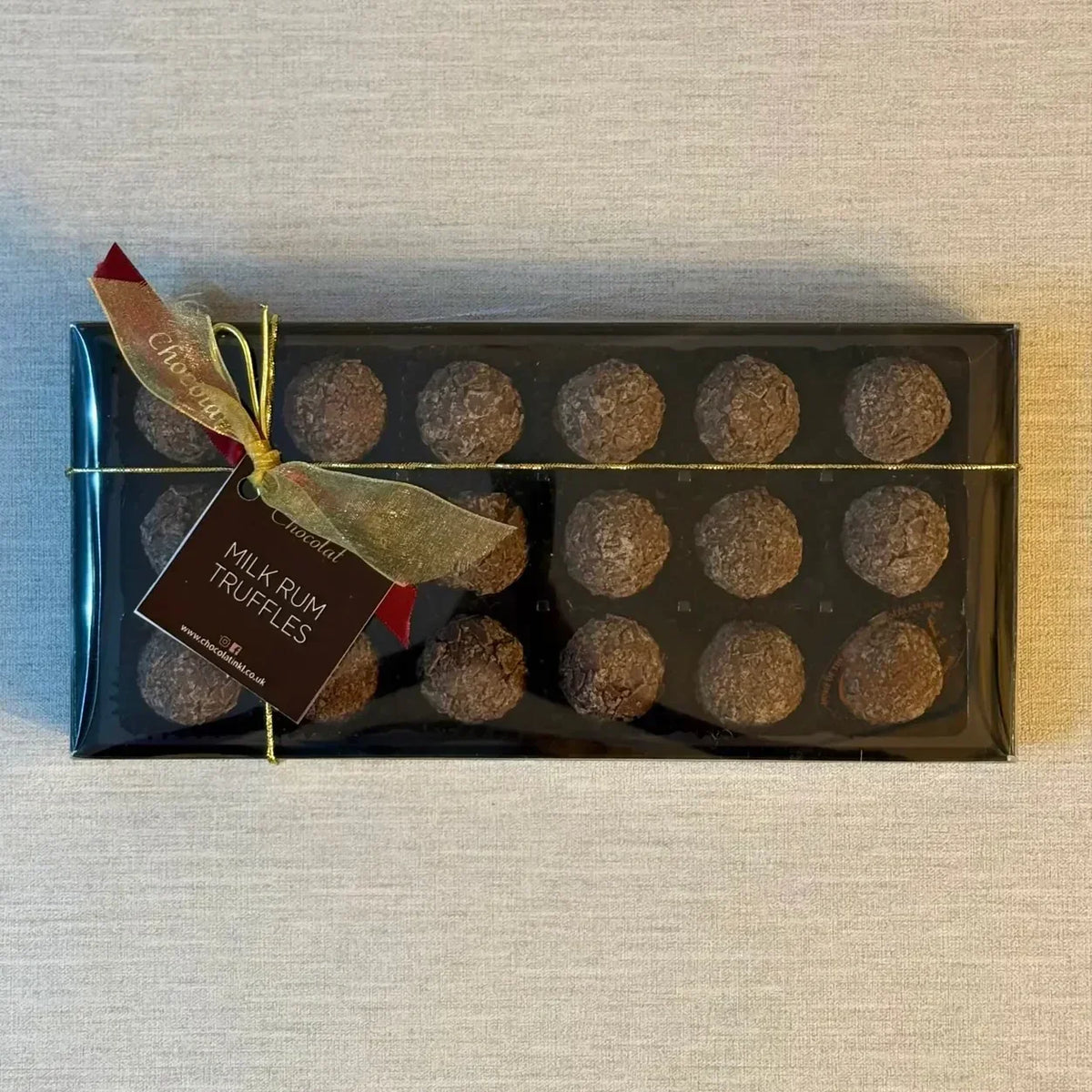 Milk Chocolate Rum Truffles | Gift Box of 18
