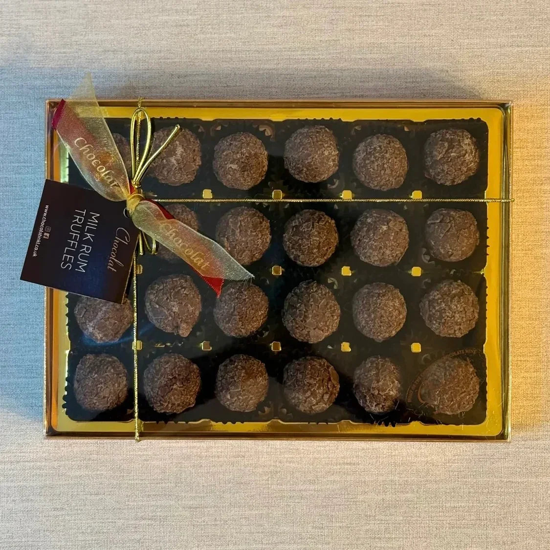 Milk Chocolate Rum Truffles | Gift Box of 24
