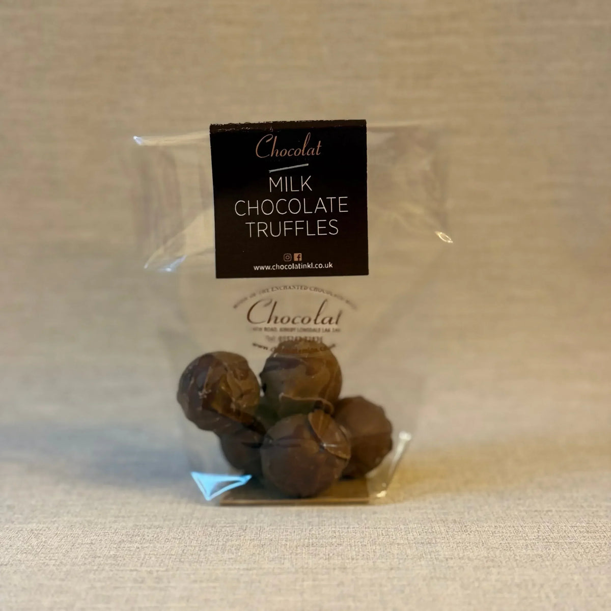 Milk Chocolate Truffles | Gift Bag of 5 | Chocolat in Kirkby Lonsdale