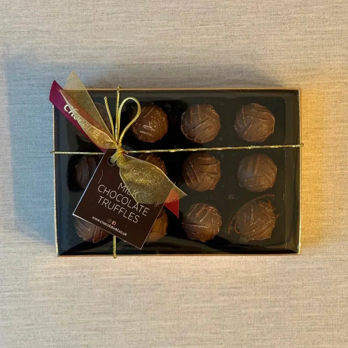 Milk Chocolate Truffles | Gift Box of 12