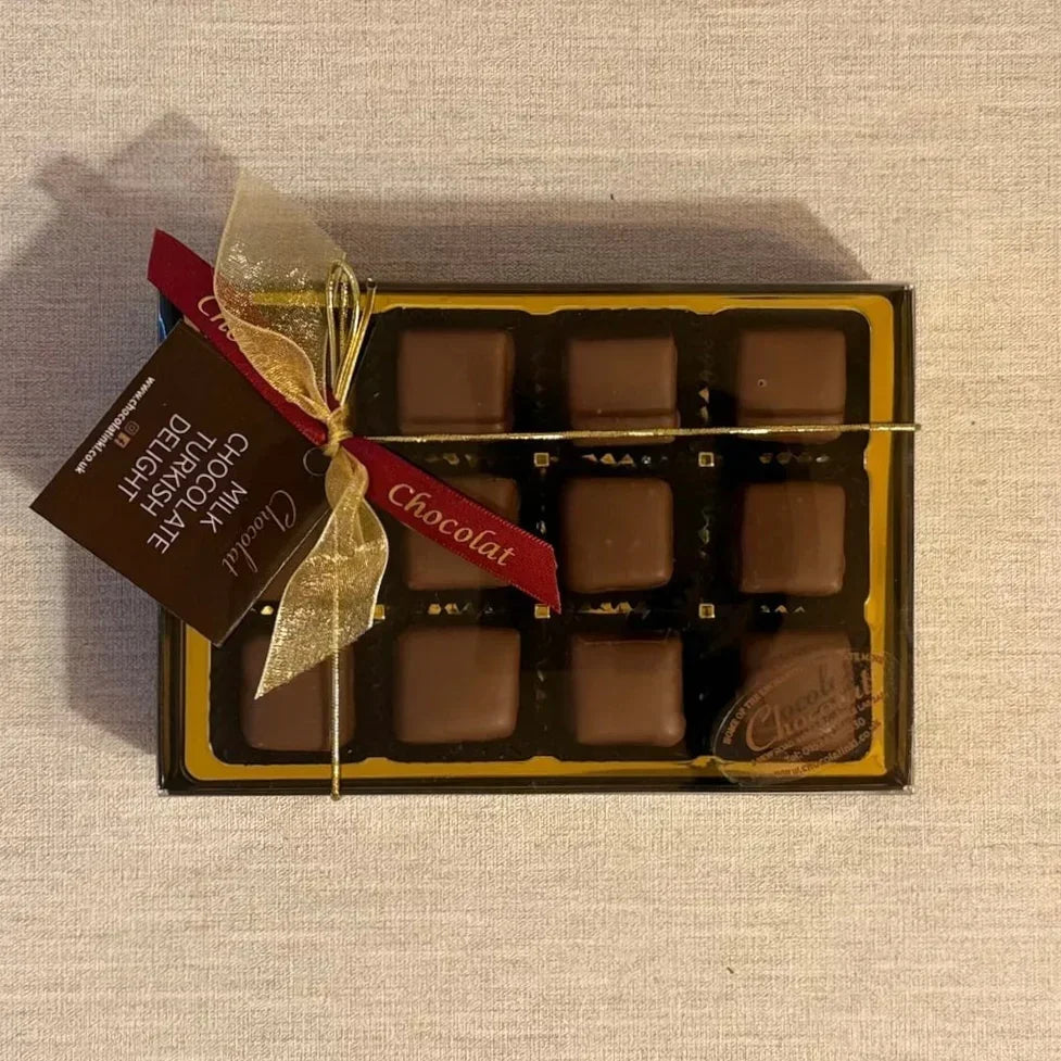 Milk Chocolate Turkish Delight | Gift Box of 12