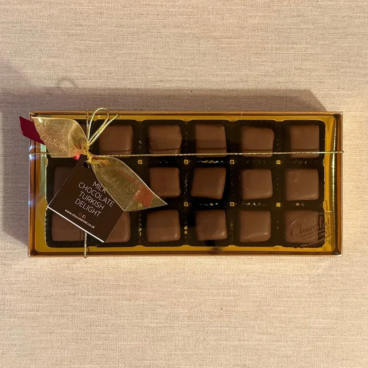Milk Chocolate Turkish Delight | Gift Box of 18