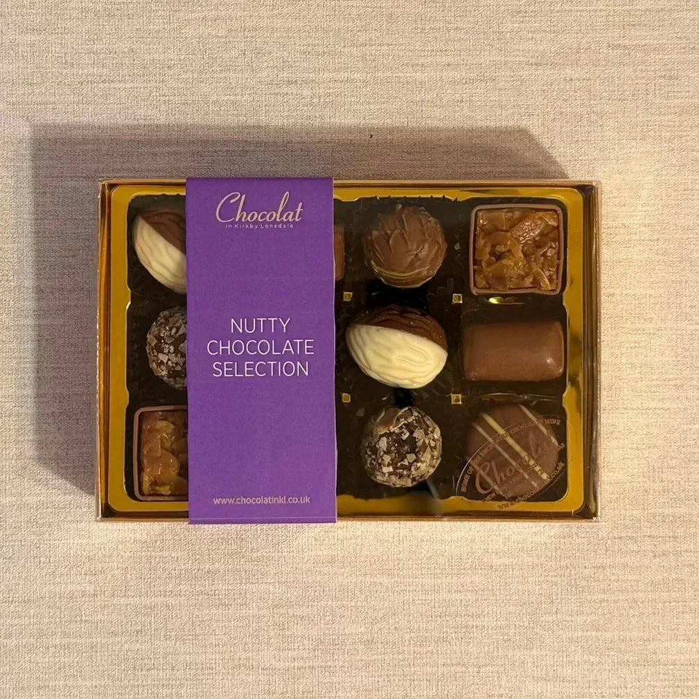 Nutty Chocolate Selection | Gift Box of 12