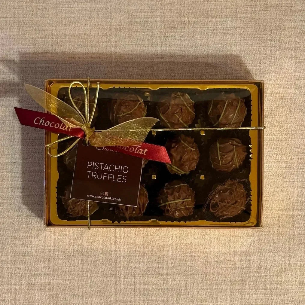 Pistachio Truffles | Gift Box of 12