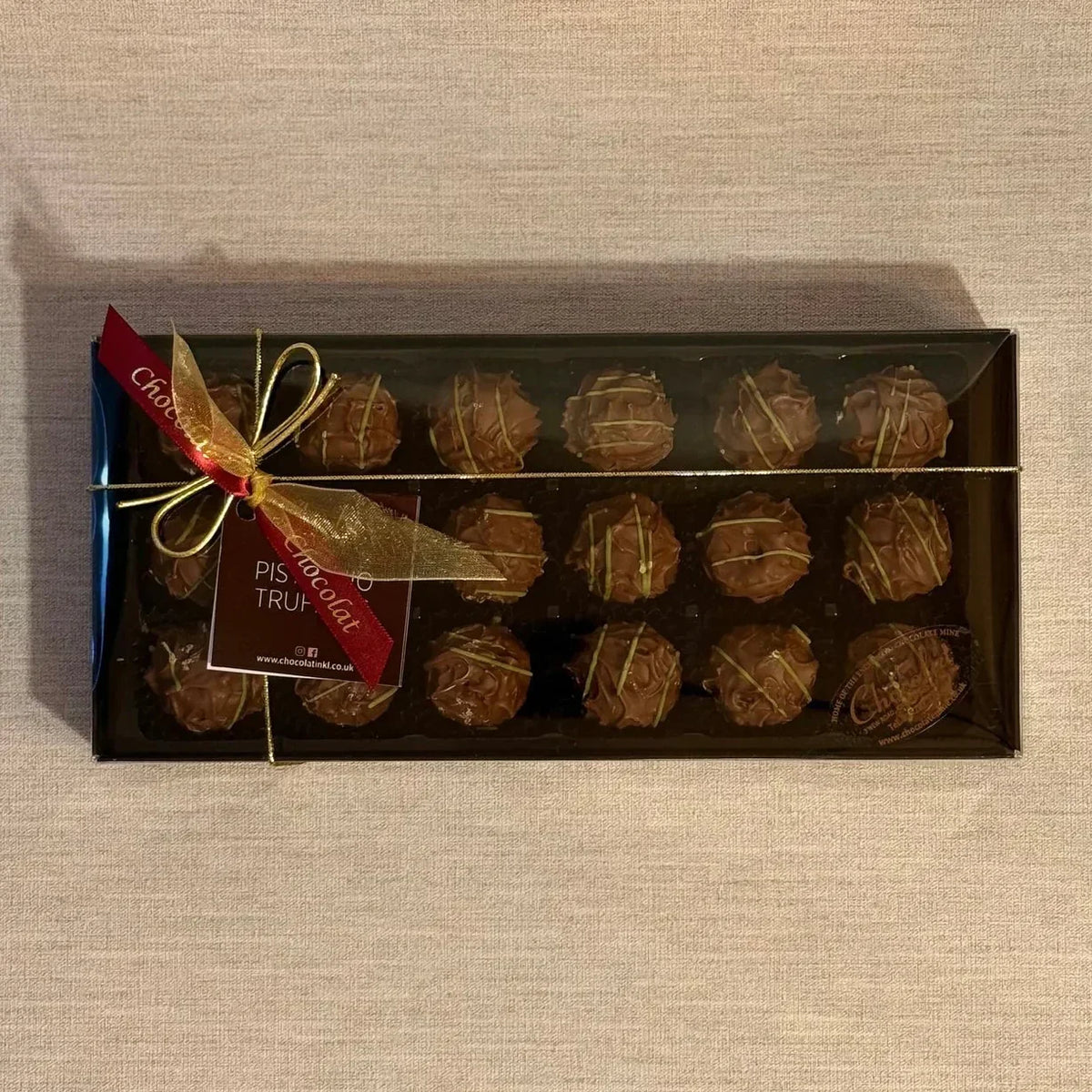 Pistachio Truffles | Gift Box of 18