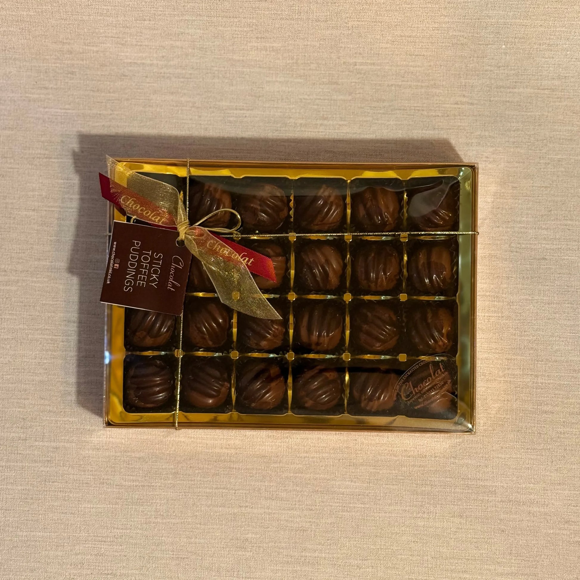 Sticky Toffee Puddings | Gift Box of 24 | Chocolat in Kirkby Lonsdale