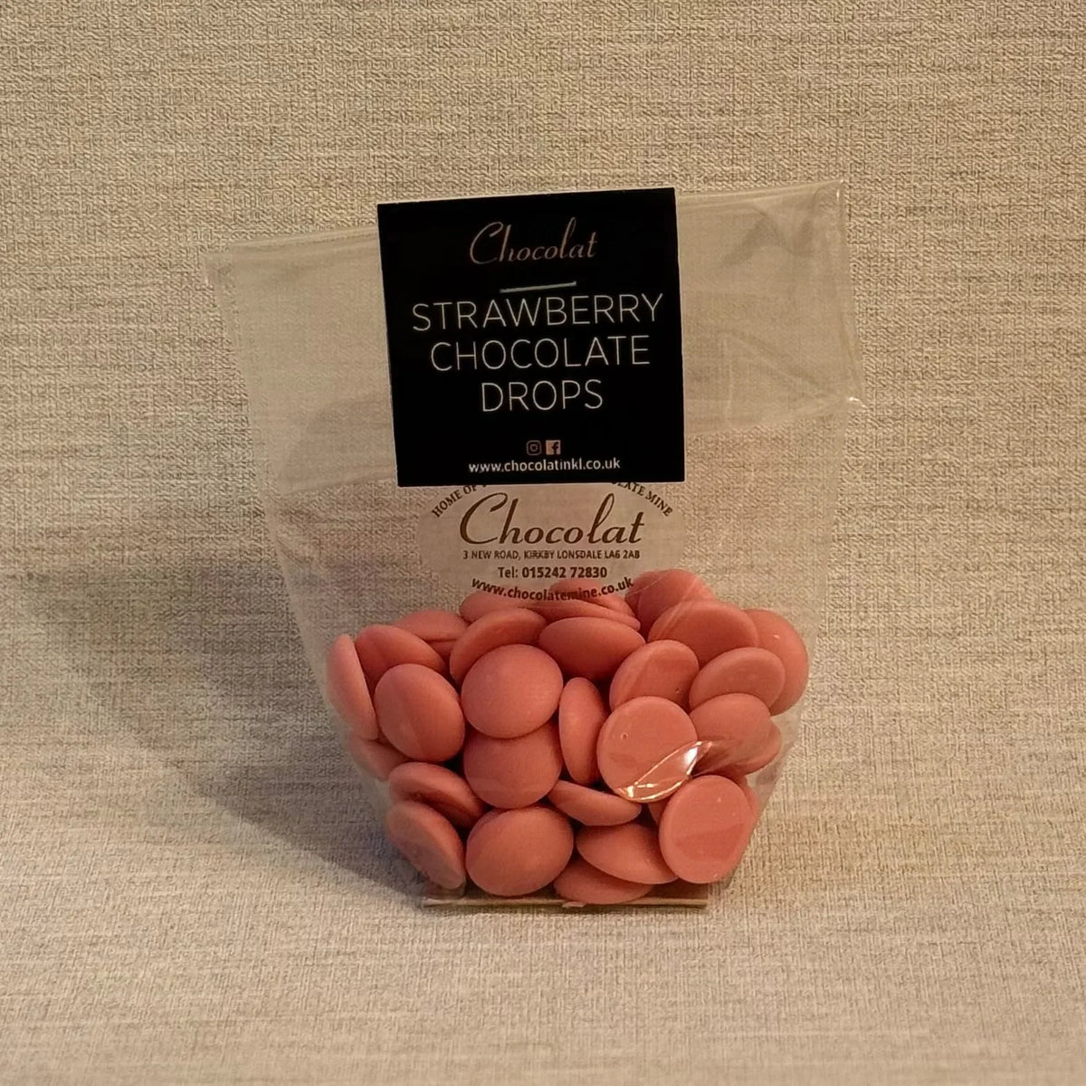 Strawberry Chocolate Drops | Chocolat in Kirkby Lonsdale