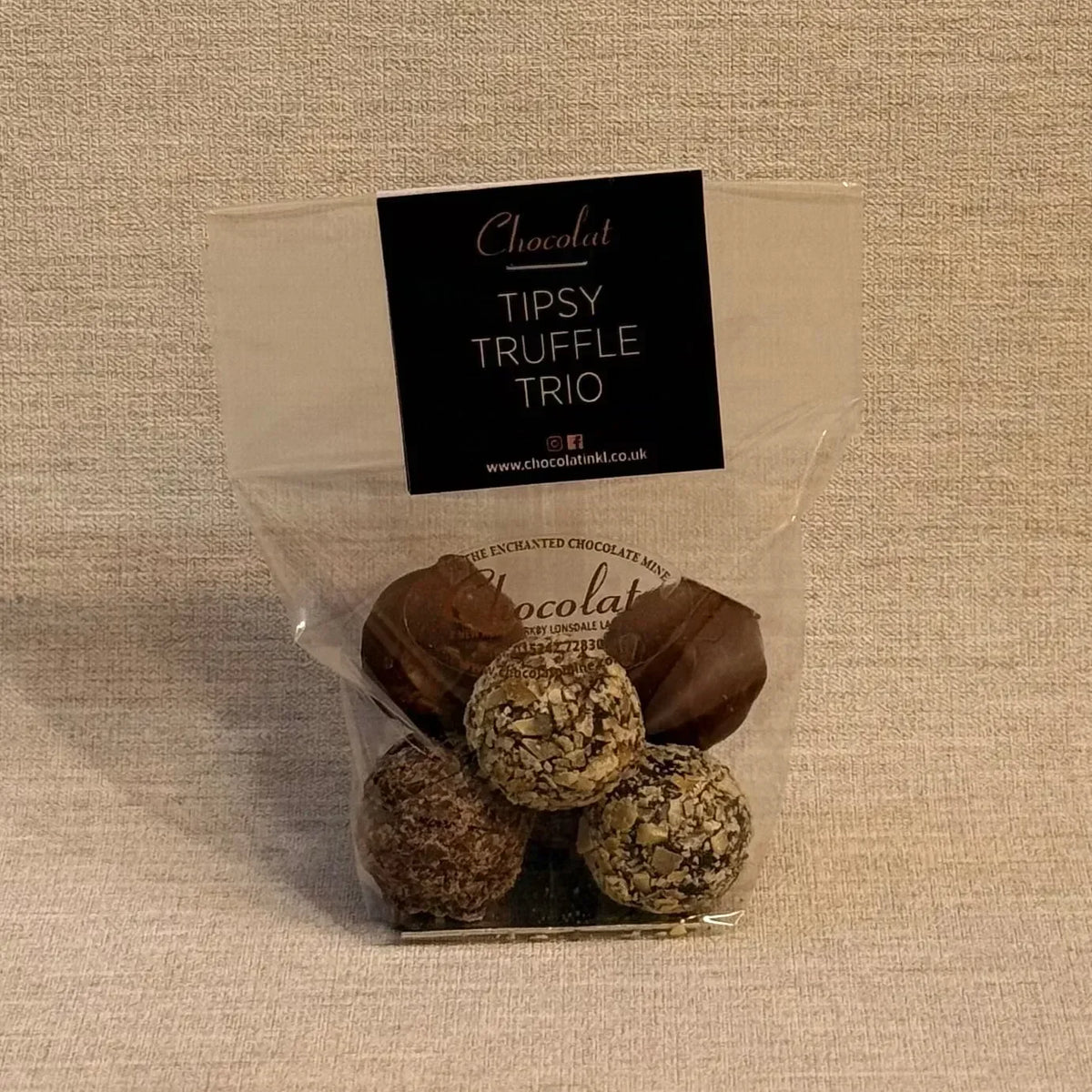 Tipsy Truffle Trio | Gift Bag of 5 | Chocolat in Kirkby Lonsdale