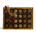 Chocolat in Kirkby Lonsdale Tipsy Truffle Trio gift box containing 24 assorted milk and dark chocolate liqueur truffles