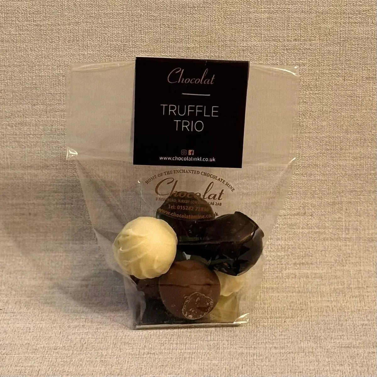 Truffle Trio | Gift Bag of 5 | Chocolat in Kirkby Lonsdale
