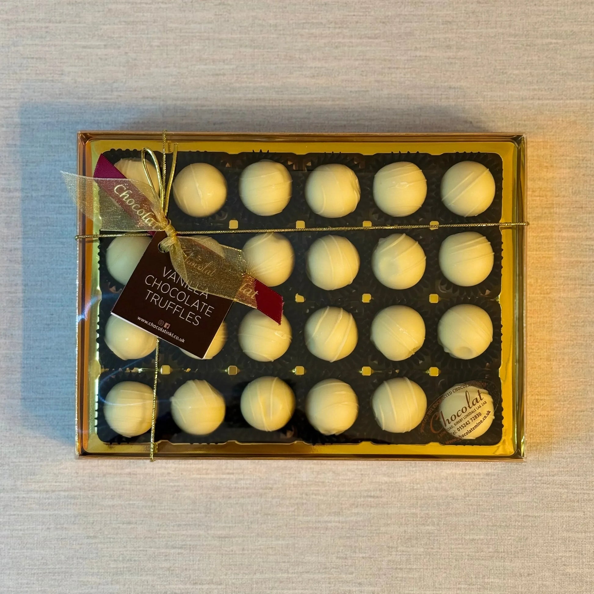 Vanilla Truffles | Gift Box of 24 | Chocolat in Kirkby Lonsdale