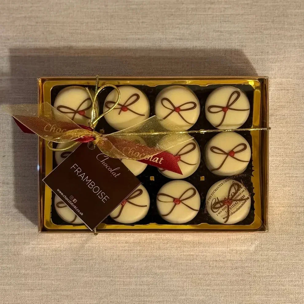 White Chocolate Framboise | Gift Box of 12