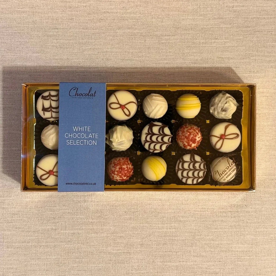 White Chocolate Selection | Gift Box of 18