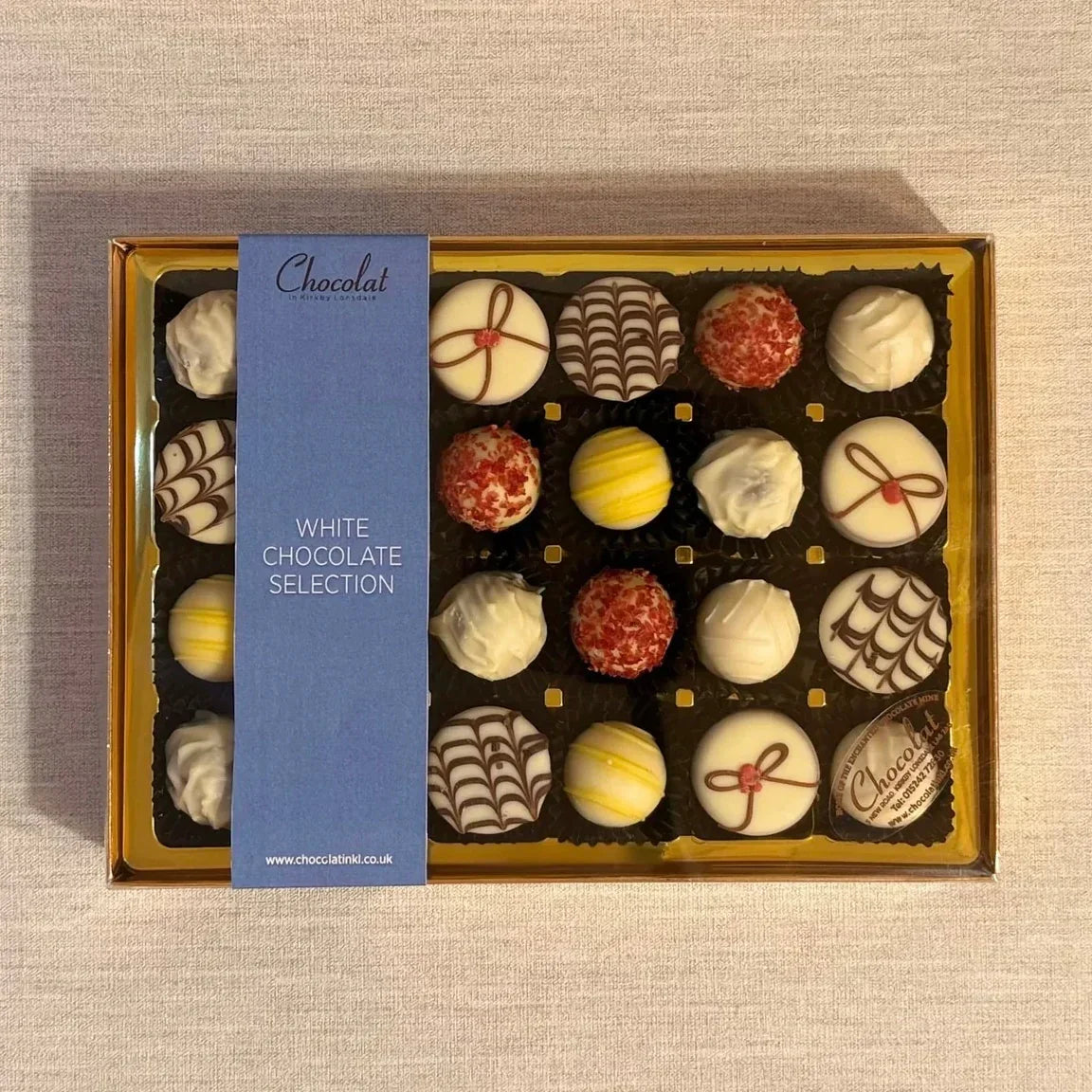 White Chocolate Selection | Gift Box of 24
