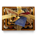 Chocolat in Kirkby Lonsdale luxury stack of 46 white chocolates in a gift tower with gold ribbon and branded tag