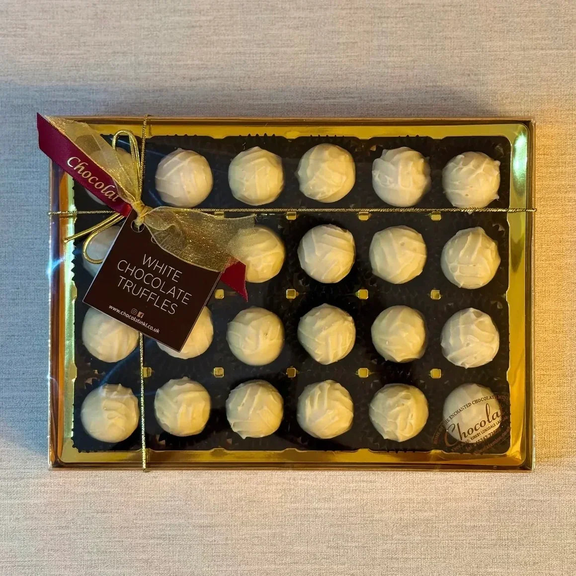 White Chocolate Truffles | Gift Box of 24