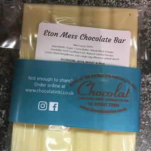 Eton Mess White Chocolate Bar | Chocolat in Kirkby Lonsdale