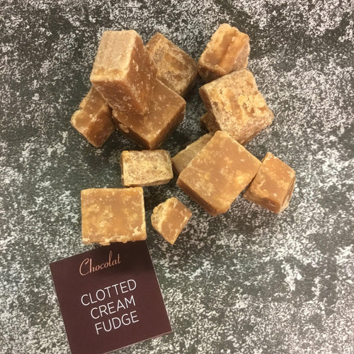 Clotted Cream Fudge - Chocolat in Kirkby Lonsdale